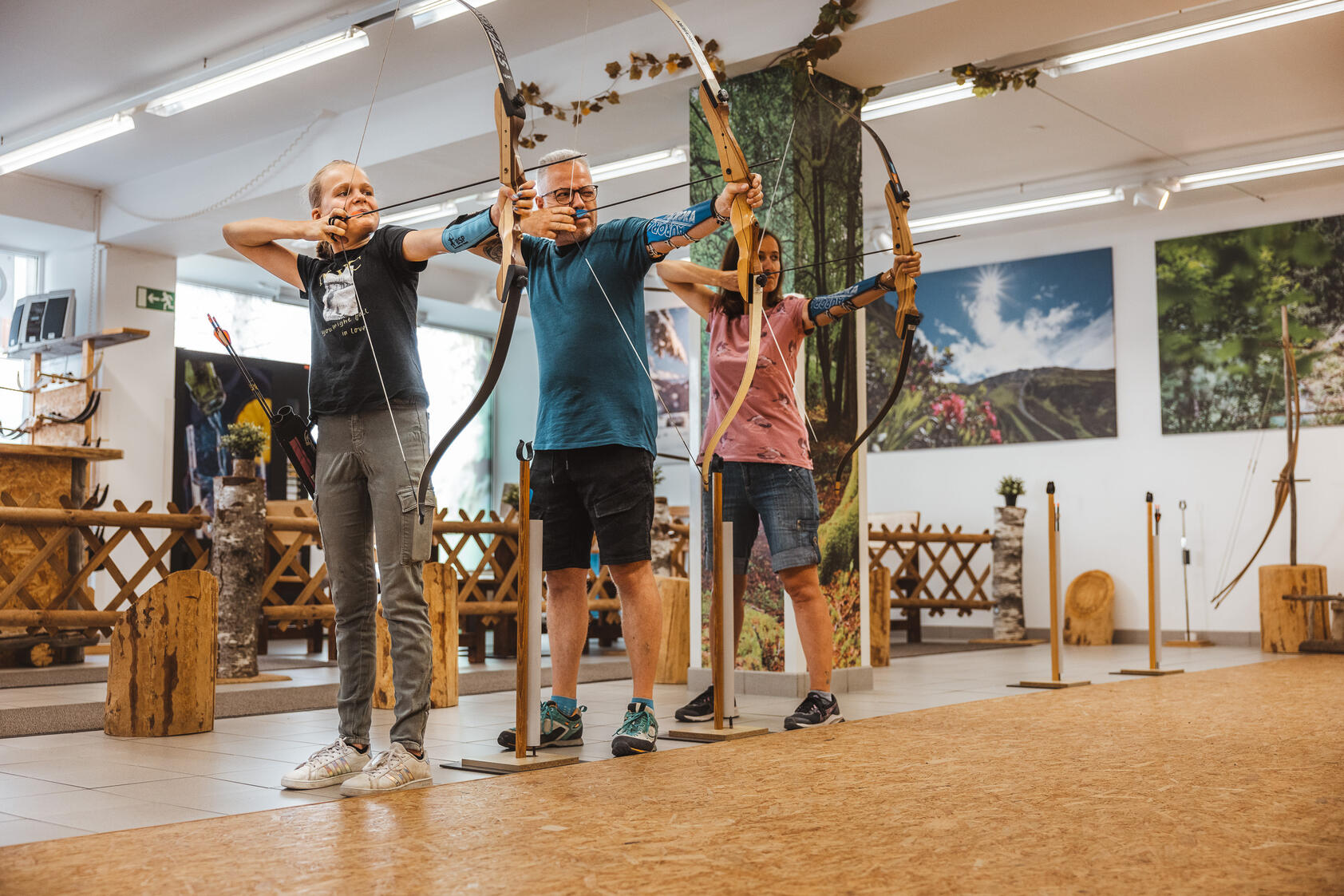 Bogenschießen im Bogenparcours Pfunds - Ermäßigung